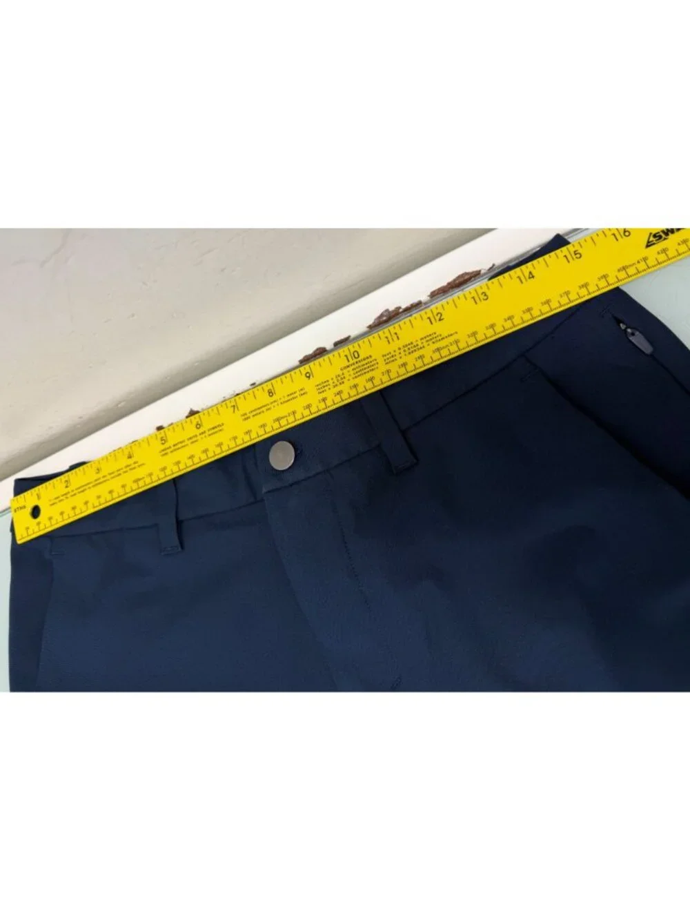 Lululemon ABC Pants Mens 29X30 Classic-Fit Trouser Warpstreme Navy Blue